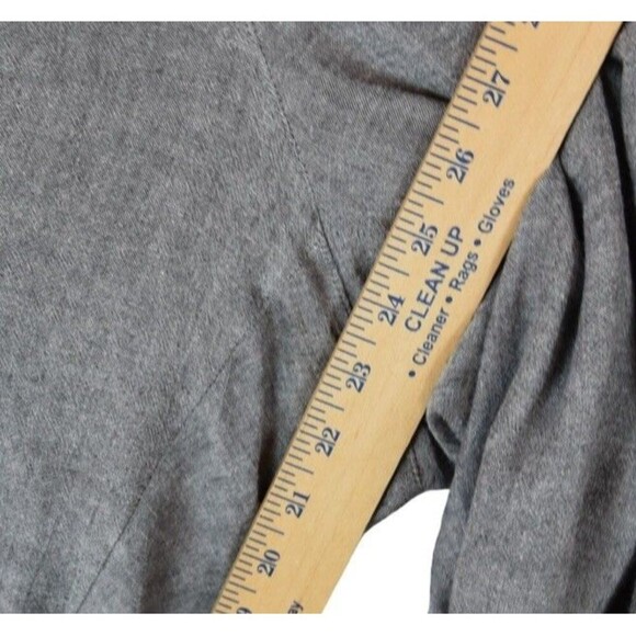 Pure Jill Gray Taupe Cropped Wrap Pants Size 4X Linen Blend Soft Wide Leg - Picture 3 of 12